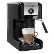 [아마존베스트]Mr. Coffee Easy Maker | Authentic Pump Espresso Machine, 6 Piece, Chrome/Black