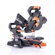 Evolution Power Tools R185SMS+ 7-1/4 Multi-Material Compound Sliding Miter Saw Plus