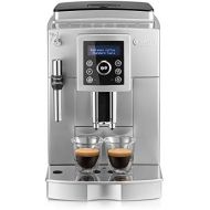 De’Longhi DeLonghi ECAM 23.420.SB fully automatic coffee machine with milk frother for cappuccino, espresso direct selection button and digital display with plain text, 2 cup function, 1.8 l