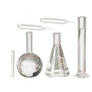 Dollhouse Miniature Halloween Laboratory Set of 4 Beakers and 2 Syringe Injectors in Resin