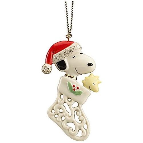 레녹스 Lenox Pierced Snoopy Peanuts Charm Ornament