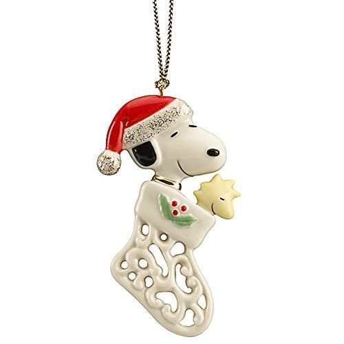 레녹스 Lenox Pierced Snoopy Peanuts Charm Ornament