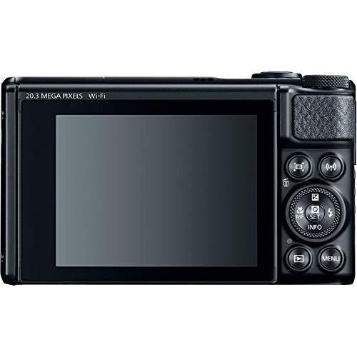 캐논 Canon PowerShot SX740 HS Digital Camera (Black) Accessory Bundle - International Model