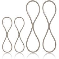 Boseen Universal Elastic Bands Replacement, Anti-aging Rubber Ring for Microphone Shock Mount Holder Clamp Clip, Set of 4 (Gray)