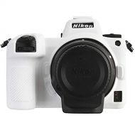 STSEETOP Nikon Z6 Z7 Case,Professional Silicone Rubber Camera Case Cover Detachable Antiscratch Shockproof Full Body Protective Case for Nikon Z6 Z7 (White)