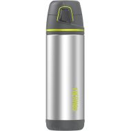 Thermos ELEMENT5 16 Ounce Vacuum Insulated Stainless Steel Backpack Bottle, Charcoal/Lime