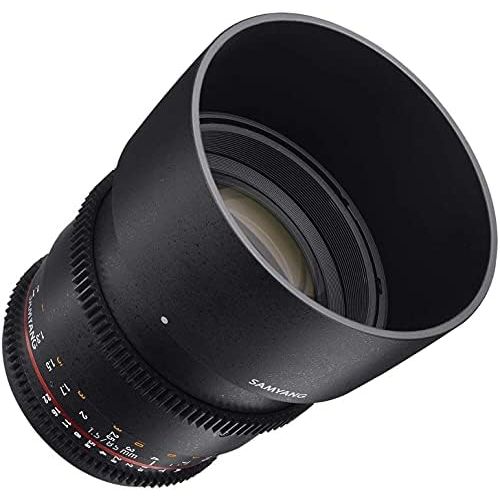  [아마존베스트]Samyang 85 mm T1.5 VDSLR II Manual Focus Video Lens for Canon DSLR Camera