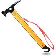 Dioche Tent Peg Puller, Portable Aluminium Alloy Handle Outdoor Camping Hammer, Tent Peg Stake Puller Multi-Functional Camping Tool