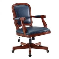 Linon Maybell Office Chair in Blue