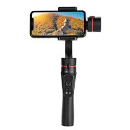WSSBK 3 Axis Handheld Gimbal USB Charging Video Record Universal Adjustable Direction Smartphone Stabilizer with Stand