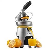 [아마존베스트]Eurolux Die Cast Stainless Steel Electric Citrus Juicer Squeezer, for Orange, Lemon, Grapefruit | 300 Watts of Power, With 2 Stainless Steel Filter Sizes for Pulp Control