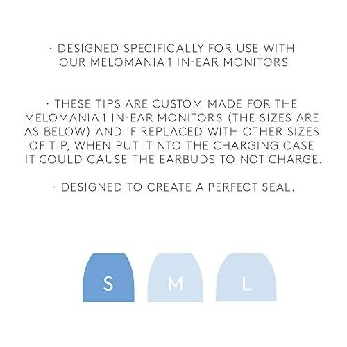  [아마존베스트]Cambridge Audio Pack of 10 Replacement Silicone/Memory Foam Tips for Cambridge Audio Melomania 1 True Wireless In-Ear Monitors (S, Black Silicone)
