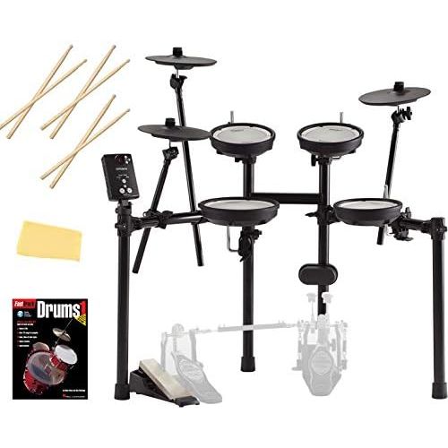 롤랜드 [아마존베스트]Roland TD-1DMK Electronic Drum Set Bundle with 3 Pairs of Sticks, Instructional Book, and Austin Bazaar Polishing Cloth