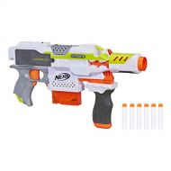 NERF Modulus Motorized Toy Blaster with Drop Grip, Barrel Extension, 6-Dart Clip, 6 Official Darts for Kids, Teens, & Adults (Amazon Exclusive)