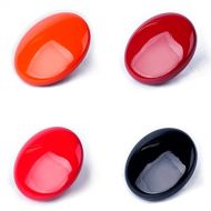 VKO Soft Metal Shutter Release Button Brass Compatible with Fujifilm X-T30 X-T3 X100F X-T20 X-PRO2 X-T2 X30 X100S X-E2 X-T10 X-E3 Pen-F Camera Black Red Dark-red Orange 10mm Convex