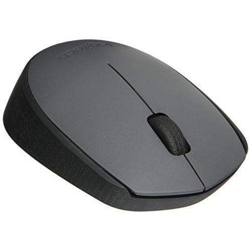 로지텍 Logitech M170 Wireless Mouse  for Computer and Laptop Use, USB Receiver and 12 Month Battery Life, Gray
