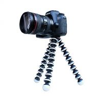 WGear Featured Felxible Mount Tripod for Camera,Live Even Camera, 360 Spherical Camera, Action Camera Gopro, Yi and Pico,Black and White