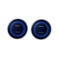 Samsung Qi Certified Fast Charge Wireless Charger Pad (Includes Wall Charger) Universally compatible with all Qi enabled phones - Black/Blue (2 PACK)