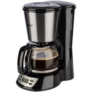 [아마존베스트]Korona 12113 Stainless Steel Coffee Machine with Timer Function - Filter Coffee Machine for 6 Cups with Glass Jug