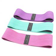 BESPORTBLE 3pcs Stretching Exercise Straps Yoga Straps Exercise Bands Gravity Fitness Straps for Pilates Workouts Gymnasts with Mesh Bag Cyan Pink Purple