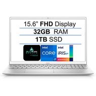 2021 Newest Dell Inspiron 5000 Series 15.6 FHD Business Laptop, Intel Quad Core i7 1165G7(Up to 4.7GHz), 32GB RAM, 1TB SSD, Webcam, HDMI, Backlit Keyboard, Fingerprint, Windows 10,