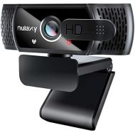 [아마존베스트]NULAXY C900 FHD 1080p Webcam with Microphone and Data Protection Cover, Plug & Play, Laptop / PC Webcam for Video Streaming, Conferences, Games, Compatible with Windows / Linux / M