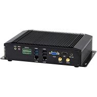 HUNSN Industrial PC, Fanless Mini Computer, IPC, Windows 10 or Linux Ubuntu, 4G, WOL, Watchdog Supported, Intel Core I5 4200U, IM05, 2LAN/GPIO/LPT/6COM RS232 422 485, (8G RAM/128G SSD)