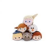 :Disney Mini Tsum Tsum Frozen Bundle of 6 Characters: Elsa, Anna, Olaf, Kristoff, Sven, and Prince Hans