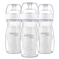 Playtex Baby Nurser Bottle with Disposable Drop-Ins Liners, for Breastfed Babies, 8 Ounce Bottles, 3Count