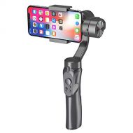 LJJ 3-Axis Smartphone Gimbal, Magnetic Design, Portable and Foldable, Timelapse, Handheld Stabilizer Compatible with iPhone and Android