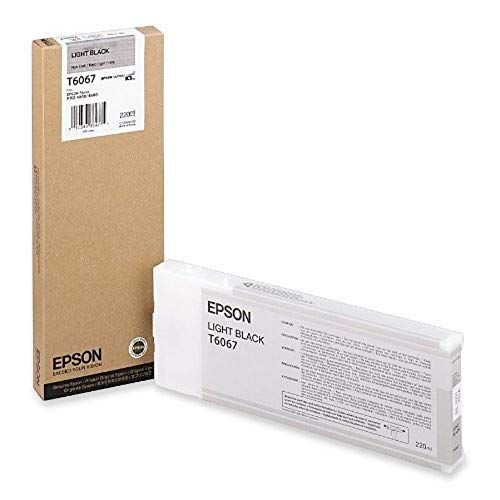 엡손 Epson UltraChrome K3 Ink Cartridge - 220ml Light Black (T606700)