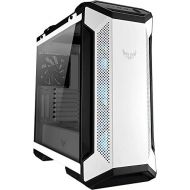 ASUS TUF Gaming GT501 White Edition Mid Tower Computer Case for up to EATX Motherboards with 2 x USB 3.1 Front Panel, Smoked Tempered Glass, Steel Construction, and Four Case Fans