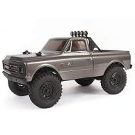 Axial SCX24 1967 Chevrolet C10 RC Crawler 4WD Truck RTR with LED Lights, 3-Ch 2.4GHz Transmitter, Battery, and USB Charger: (Dark Silver) AXI00001T2