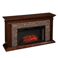 Furniture HotSpot Canyon Heights Simulated Stone Electric Fireplace