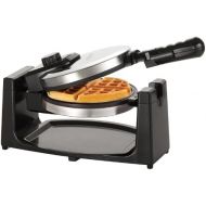 BELLA Classic Rotating Non-Stick Belgian Waffle Maker, Perfect 1 Thick Waffles, PFOA Free Non Stick Coating & Removeable Drip Tray for Easy Clean Up, Browning Control, Stainless St