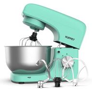 [아마존베스트]Kuppet Stand Mixer, 8-Speed Tilt-Head Electric Food Stand Mixer with Dough Hook, Wire Whip & Beater, Pouring Shield, 4.7QT Stainless Steel Bowl, Macaron green.