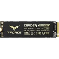 TEAMGROUP T-FORCE CARDEA ZERO Z330 2TB with SLC Cache Graphene Copper Foil 3D NAND TLC NVMe PCIe Gen3 x4 M.2 2280 Gaming Internal SSD (Read/Write 2,100/1,600 MB/s) for Laptop & Des