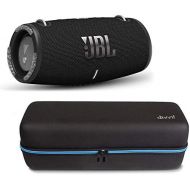 JBL Xtreme 3 Portable Waterproof/Dustproof Bluetooth Speaker Bundle with divvi! Protective Hardshell Case - Black