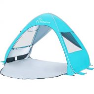 WolfWise UPF 50+ Easy Pop Up Beach Tent Sun Shelter Instant Automatic Portable Sport Umbrella Baby Canopy Cabana