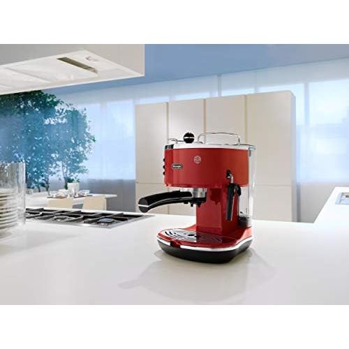 드롱기 De’Longhi Delonghi Icona ECO311.R Pump Espresso Coffee Maker Red