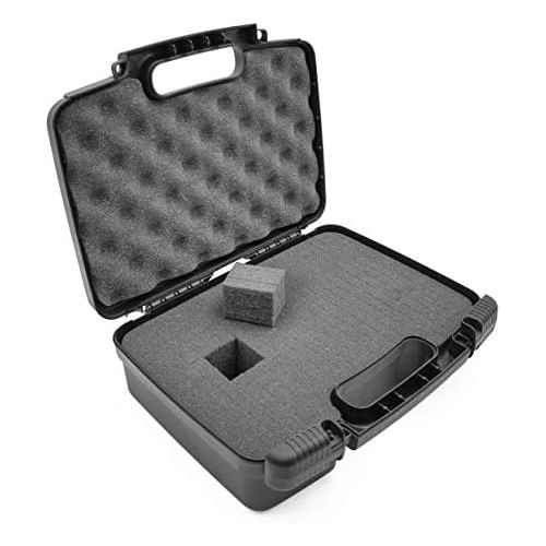  CASEMATIX Portable Projector Hard Case with Foam - Customizable Foam Fits Sony Pico Mobile Projector MPCL1, MPCD1, MP CD1, MP CL1A and More Small Electronics & Accessories - Premiu