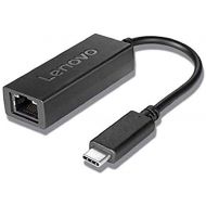 Lenovo - Network Adapter - USB-C - Gigabit Ethernet - Black - for 100E Chromebook, Miix 320-10ICR, 520-12IKB and More