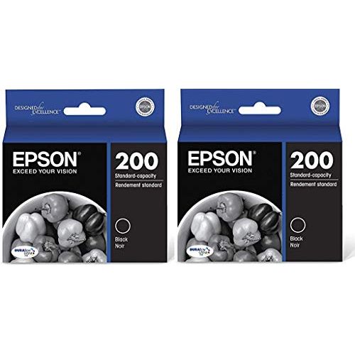 엡손 Epson T200120 DURABrite Ultra Standard-Capacity Black Ink Cartridge (2, Black)