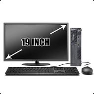 Amazon Renewed Lenovo ThinkCentre SFF Desktop PC Computer Package, Intel Quad Core i5 up to 3.3GHz, 8G, 320G, USB 3.0, VGA, DP, 19 Inch LCD Monitor(Brands May Vary), Keyboard, Mouse, Win 10 Pro 6