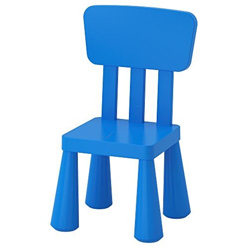 이케아 [아마존베스트]Ikea Mammut Kids Indoor/Outdoor Childrens Chair, Blue Color - 1 Pack