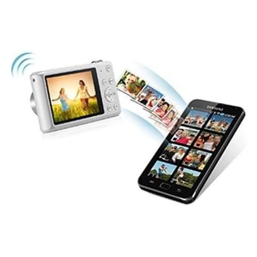 삼성 Samsung DV150F 16.2MP Smart WiFi Digital Camera with 5x Optical Zoom and 2-Inch front and 3-Inch Rear Dual LCD Screens (Black) (OLD MODEL)
