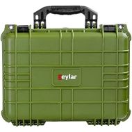 Eylar Standard 16 Gear, Equipment, Hard Camera Case Waterproof with Foam TSA Standards (Green)