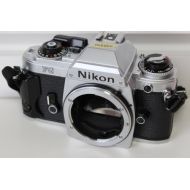 Nikon FG SLR film camera in chrome body