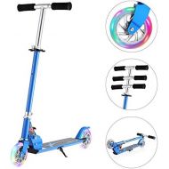 WeSkate Scooter for Kids Foldable Adjustable Height Kick Scooter 2 Light Up Wheels Kids Scooters for Boys Girls Child Age 3-12 Pink