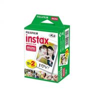 [아마존베스트]Fujifilm INSTAX Mini Instant Film 2 Pack = 20 Sheets (White) for Fujifilm Mini 8 & Mini 9 Cameras, Model:4332059078